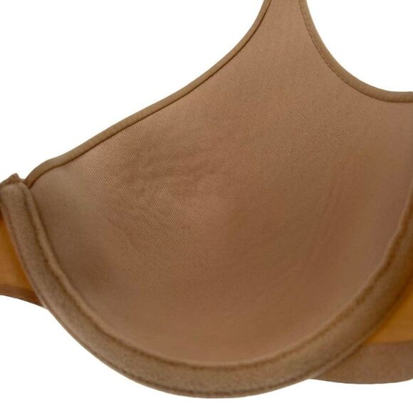 Nude Beige Underwire Bra Womens Size 36C Lightly Lined Secret Treasures Bra - Picture 7 of 9